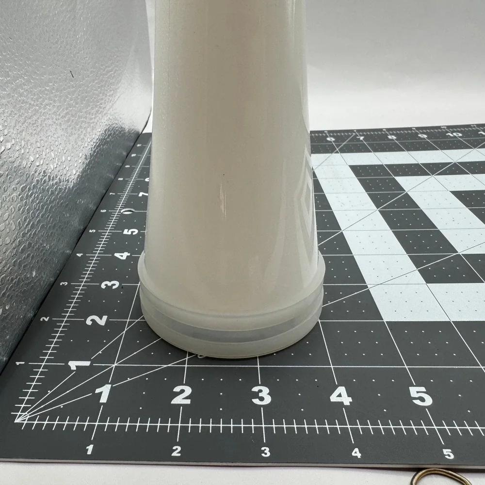 Vintage Tupperware Pepper Shaker Grinder Mill‎ White USA 297-54 MCM